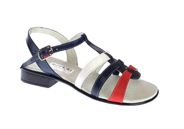 Sandale dama din piele naturala, culoare alb, S16ABOX